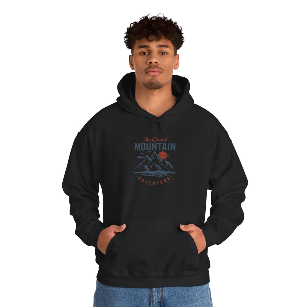 Mountain Adventure Hoodie — The Great Mountain Graphic Pullover