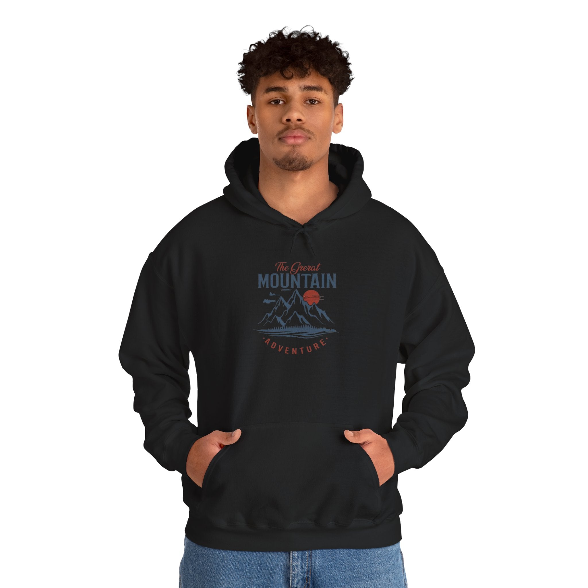 Mountain Adventure Hoodie — The Great Mountain Graphic Pullover