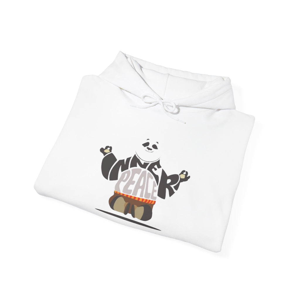 Peace Panda Hoodie — Cute Meditation Panda Graphic Pullover | Kung Fu Panda