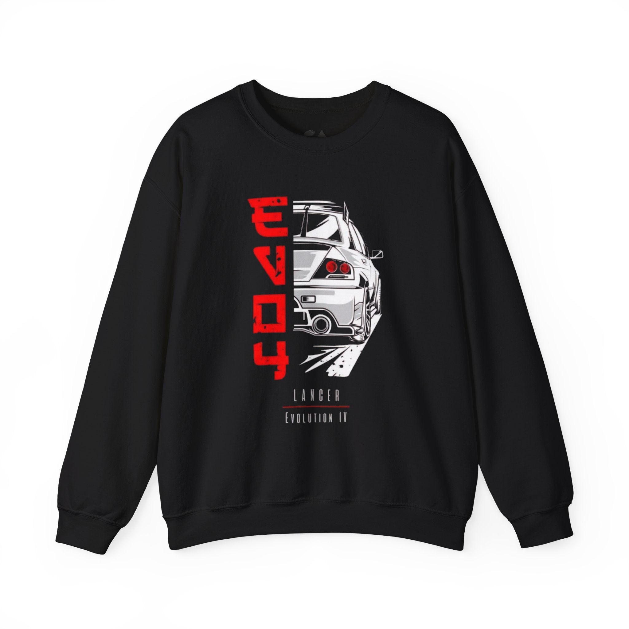 Evolution IV Racer Crewneck Sweatshirt — JDM Street Racing Graphic