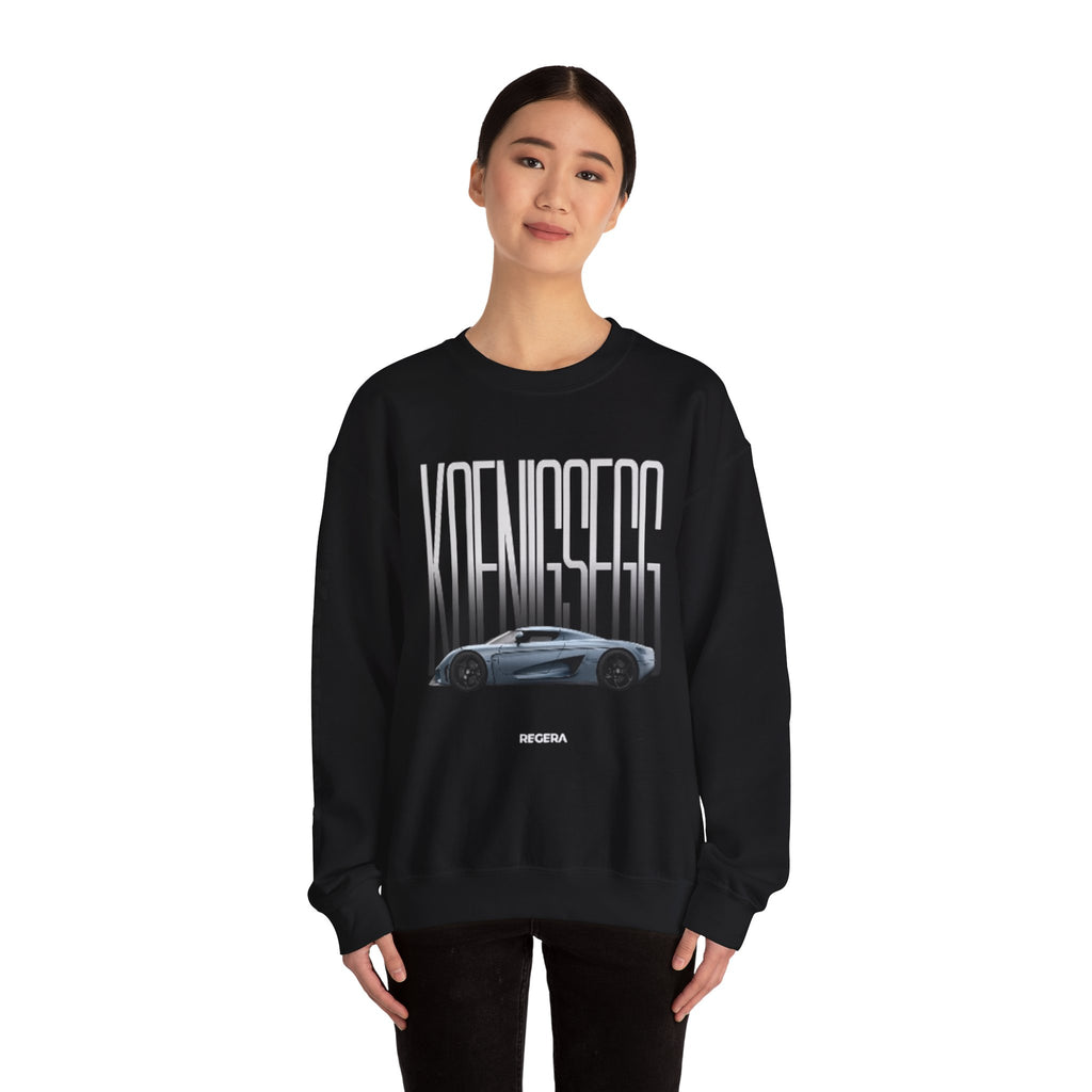 Koenigsegg Regera Crewneck Sweatshirt — Hypercar Graphic Pullover