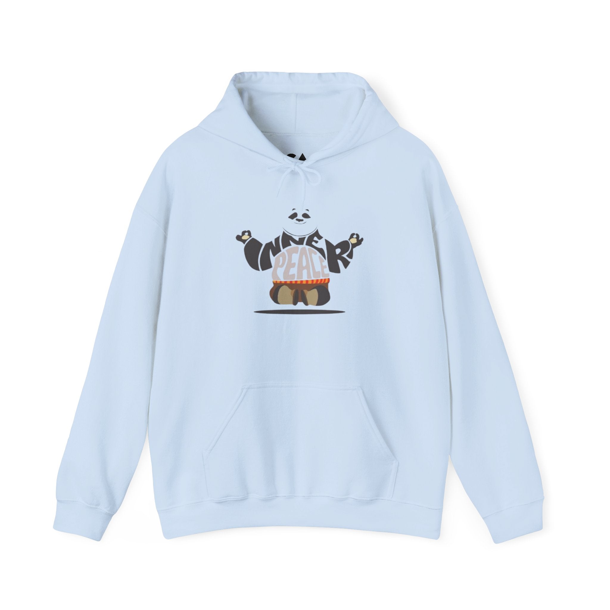 Peace Panda Hoodie — Cute Meditation Panda Graphic Pullover | Kung Fu Panda