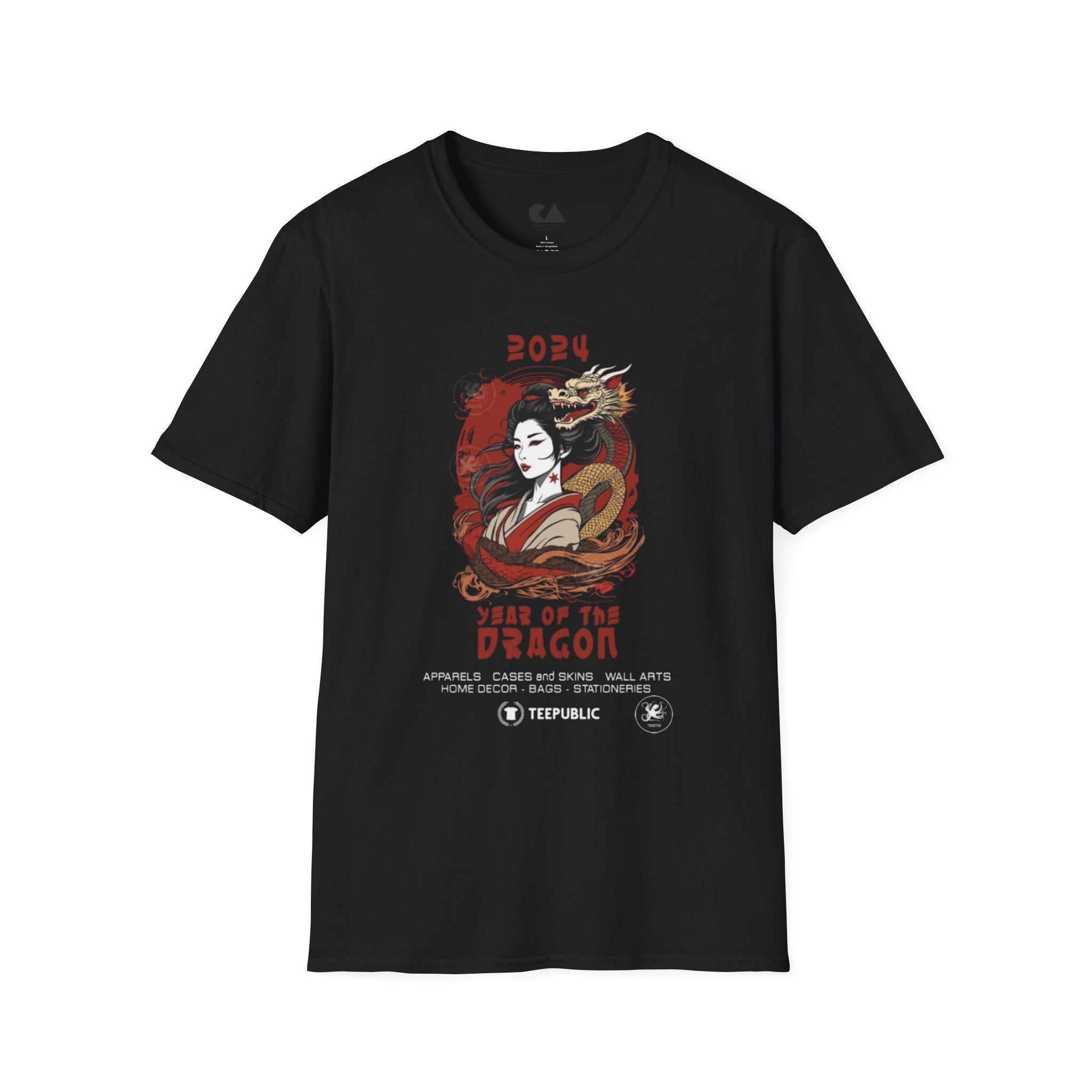 2024 Year of the Dragon Geisha T-Shirt