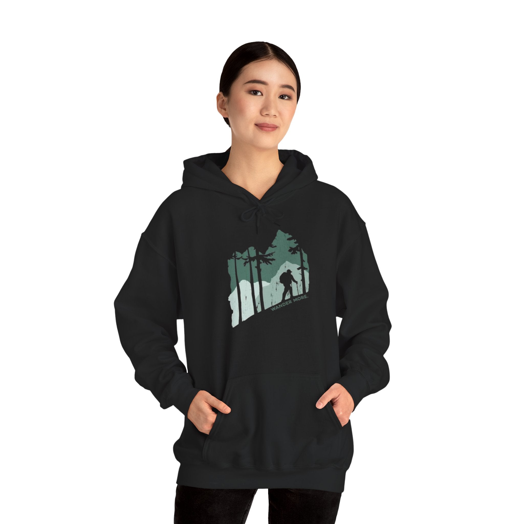 Hoodie — Forest Hiking Silhouette Hoodie