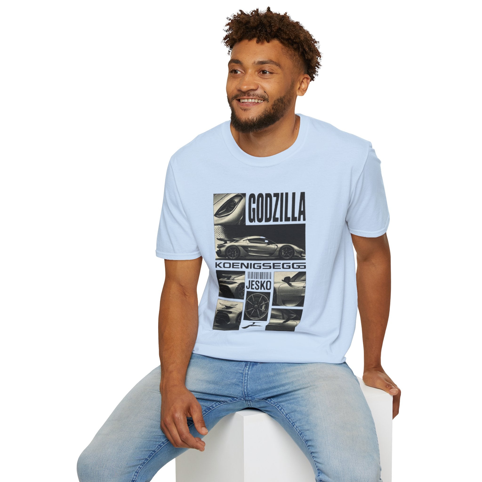 Godzilla Koenigsegg Supercar T‑Shirt — Performance Car Graphic Tee