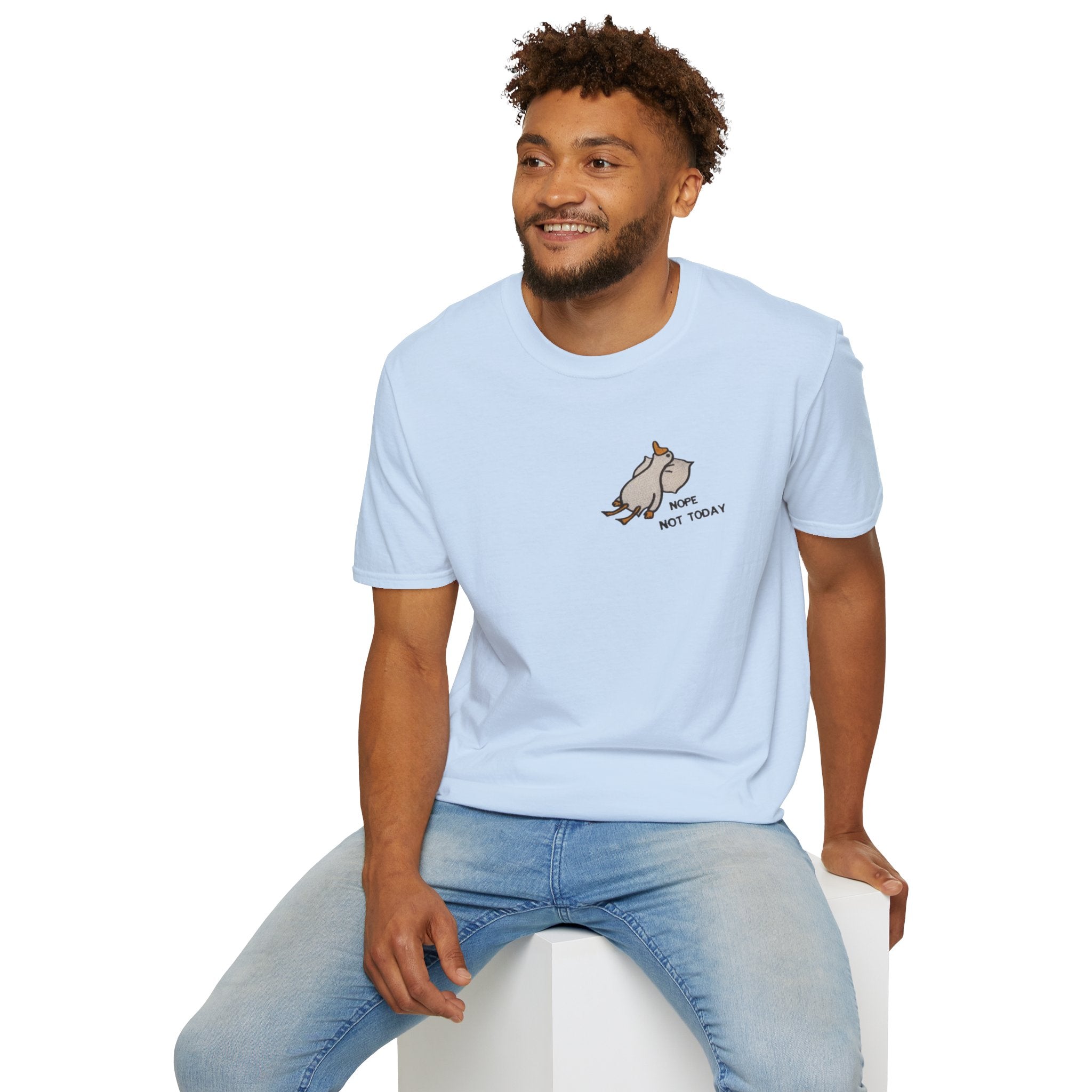 T-Shirt — Cute Duck Pair "Not Today" Graphic Tee