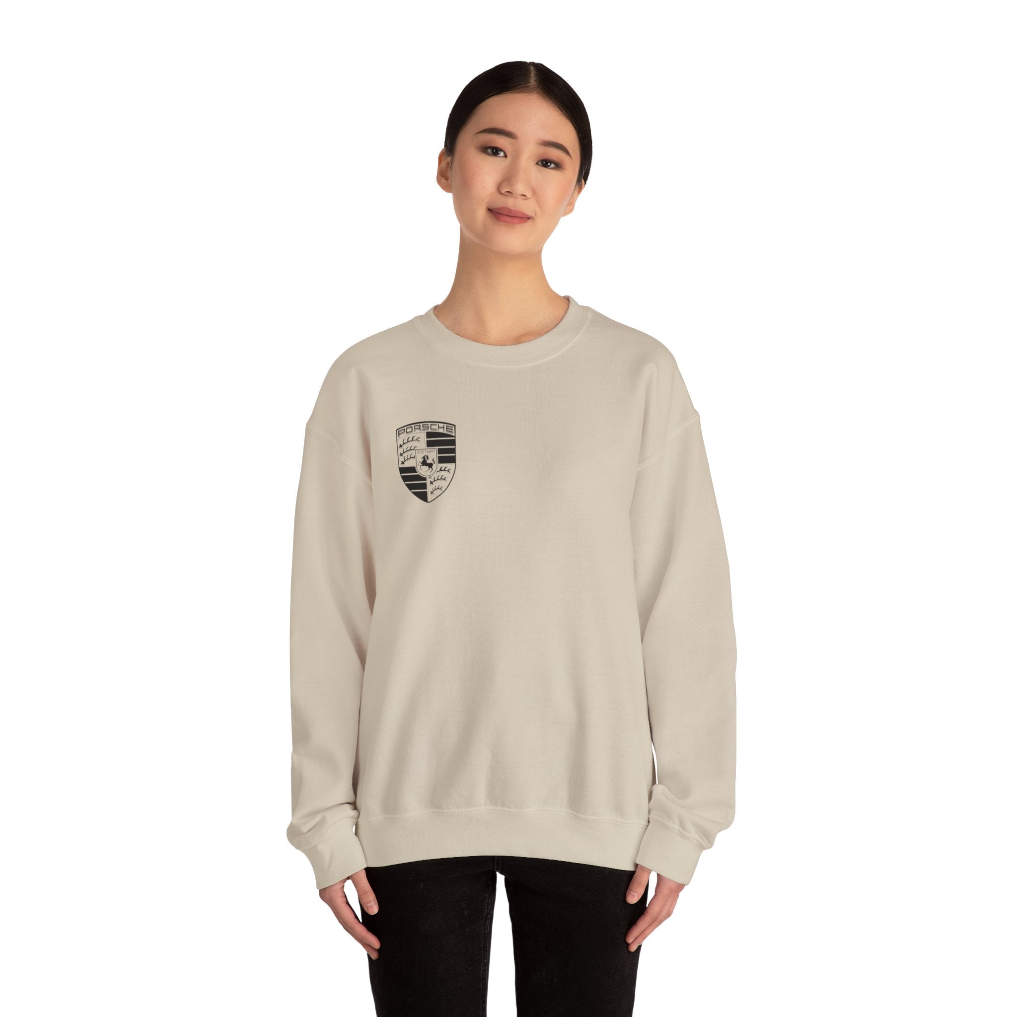 Porsche Graphic Crewneck Sweatshirt — Rear 911 GT3 Design