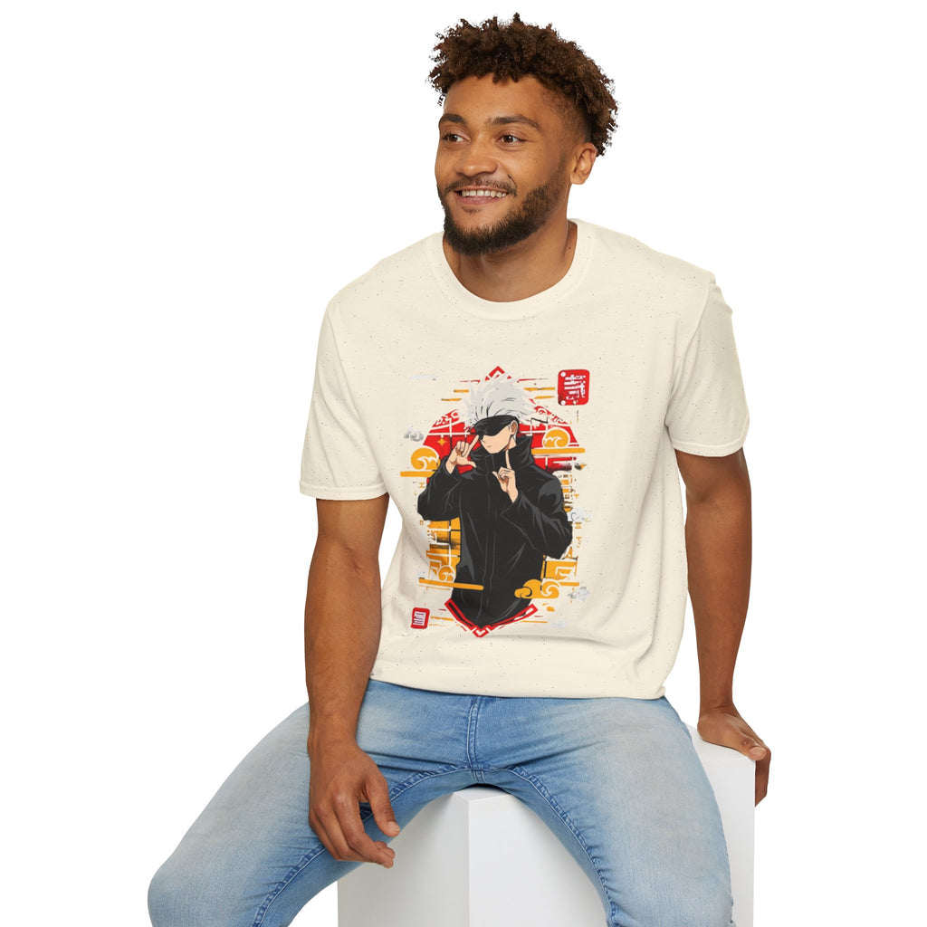 Anime Jujutsu Sorcerer Graphic T-Shirt — Cool Masked Character Design