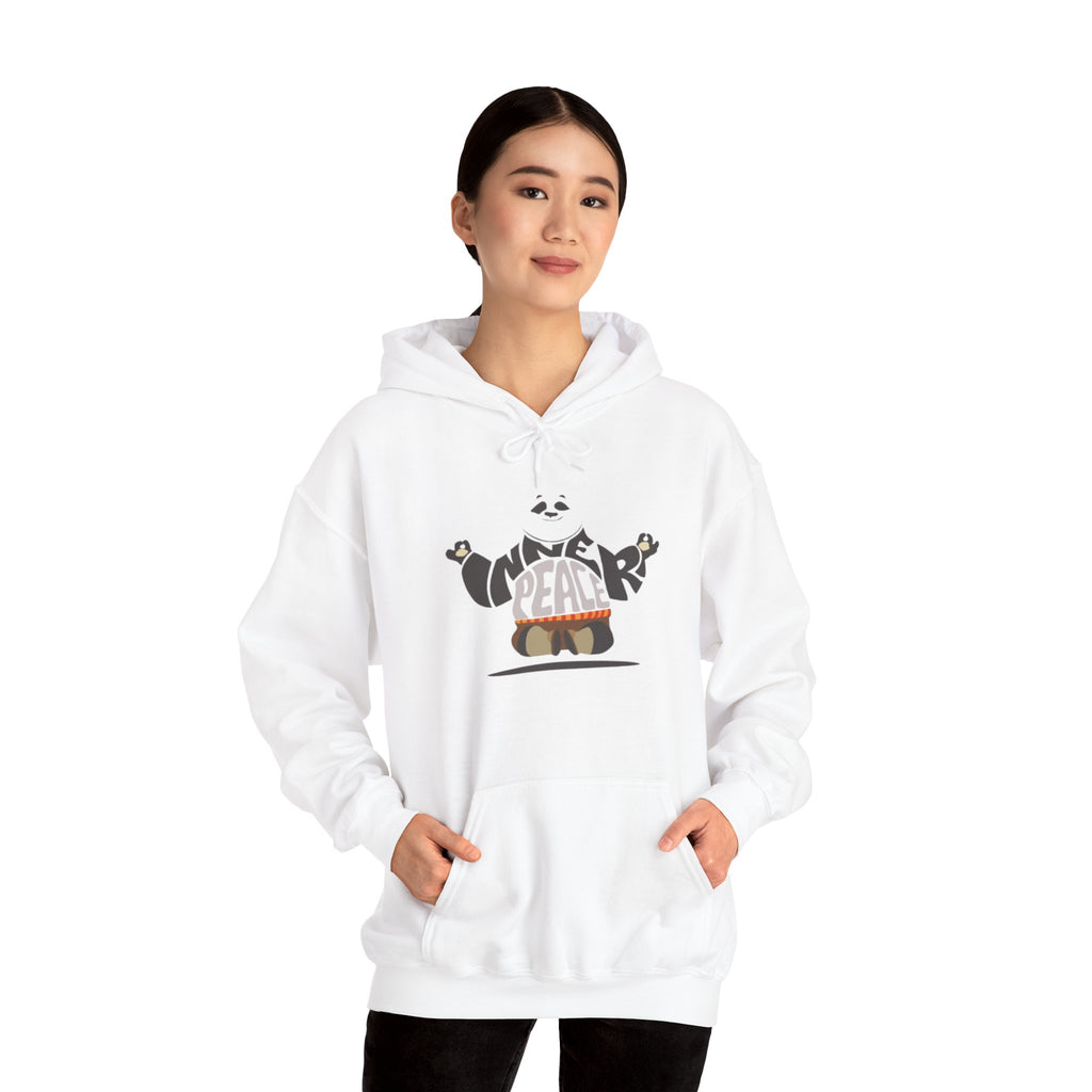 Peace Panda Hoodie — Cute Meditation Panda Graphic Pullover | Kung Fu Panda