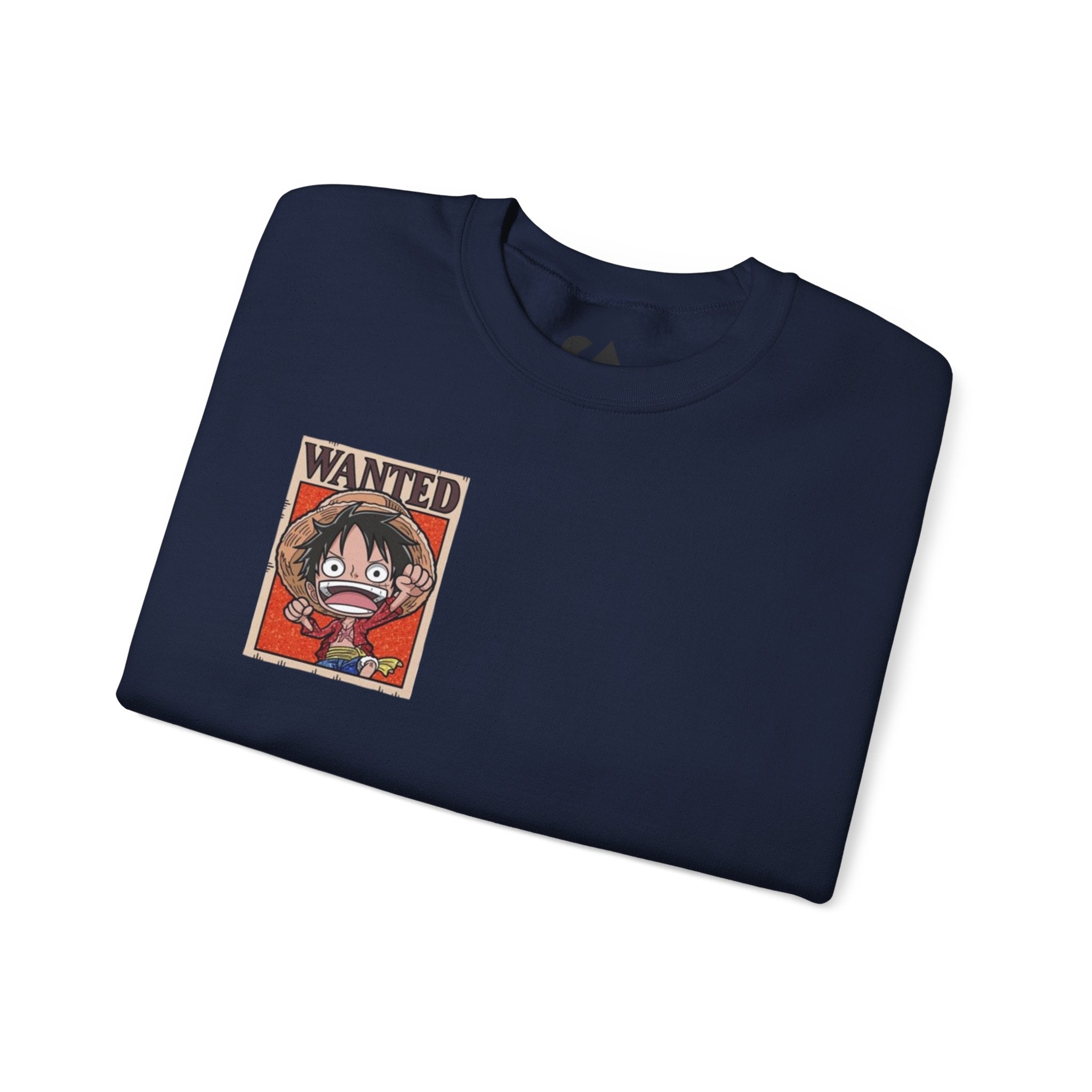 Wanted Poster Sweatshirt — Monkey D Luffy Graphic Crewneck