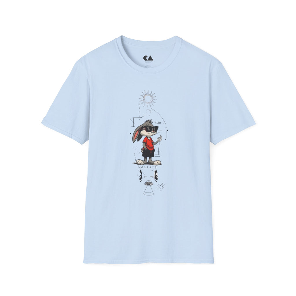 Bunny Cool Graphic T-Shirt — '4:20' Sunglasses Bunny Streetwear Tee