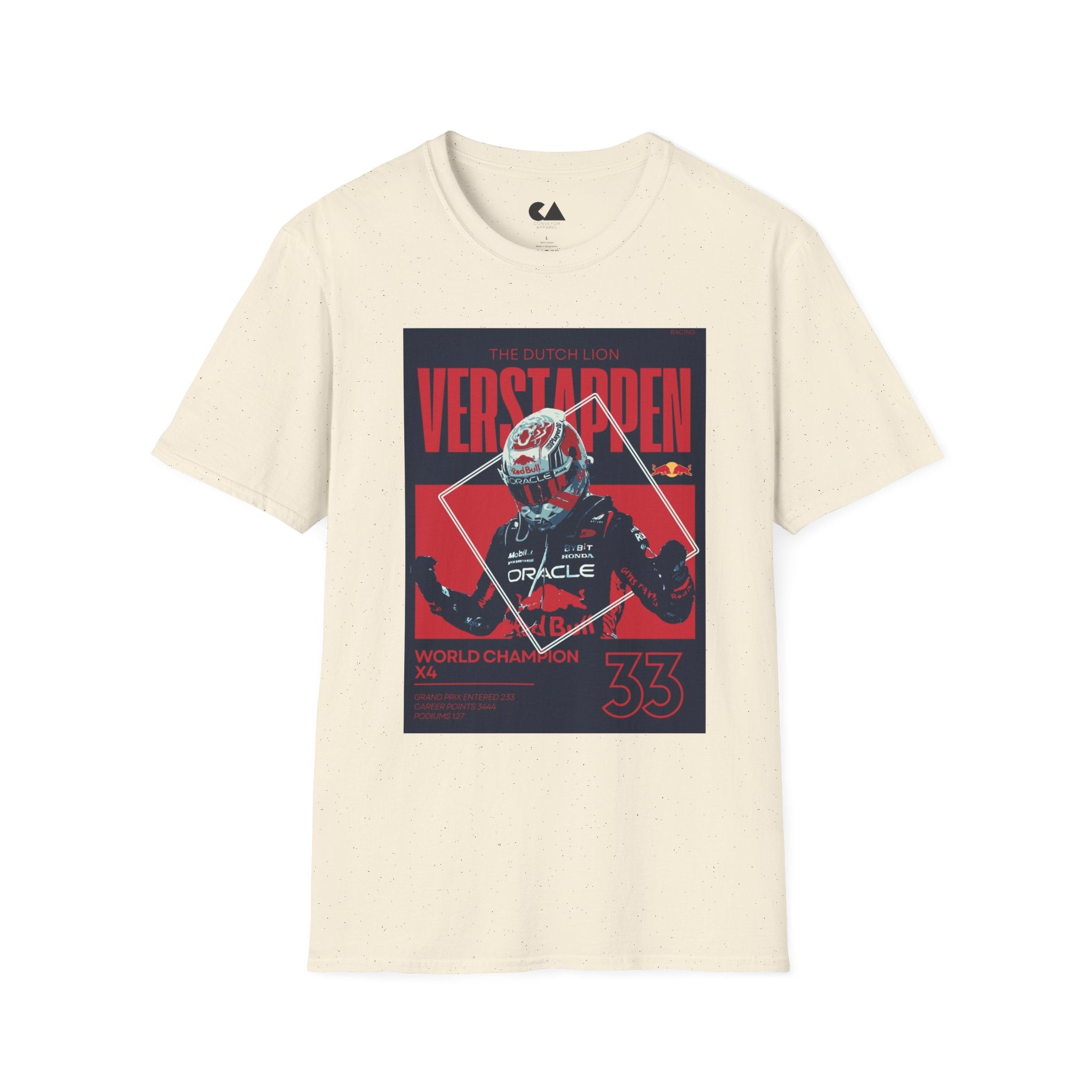 Verstappen Racing Tee — The Dutch Lion Formula 1 Fan Shirt