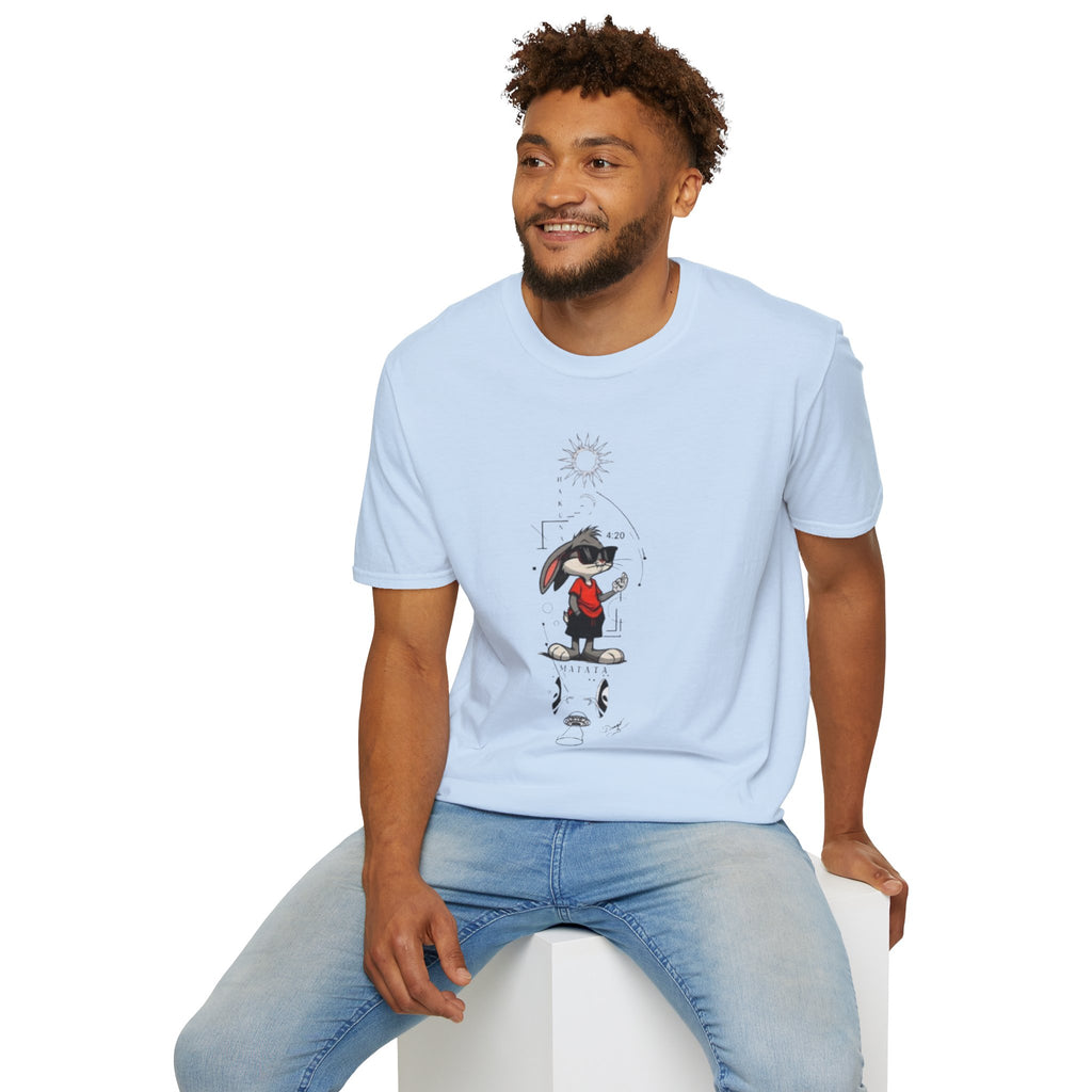 Bunny Cool Graphic T-Shirt — '4:20' Sunglasses Bunny Streetwear Tee