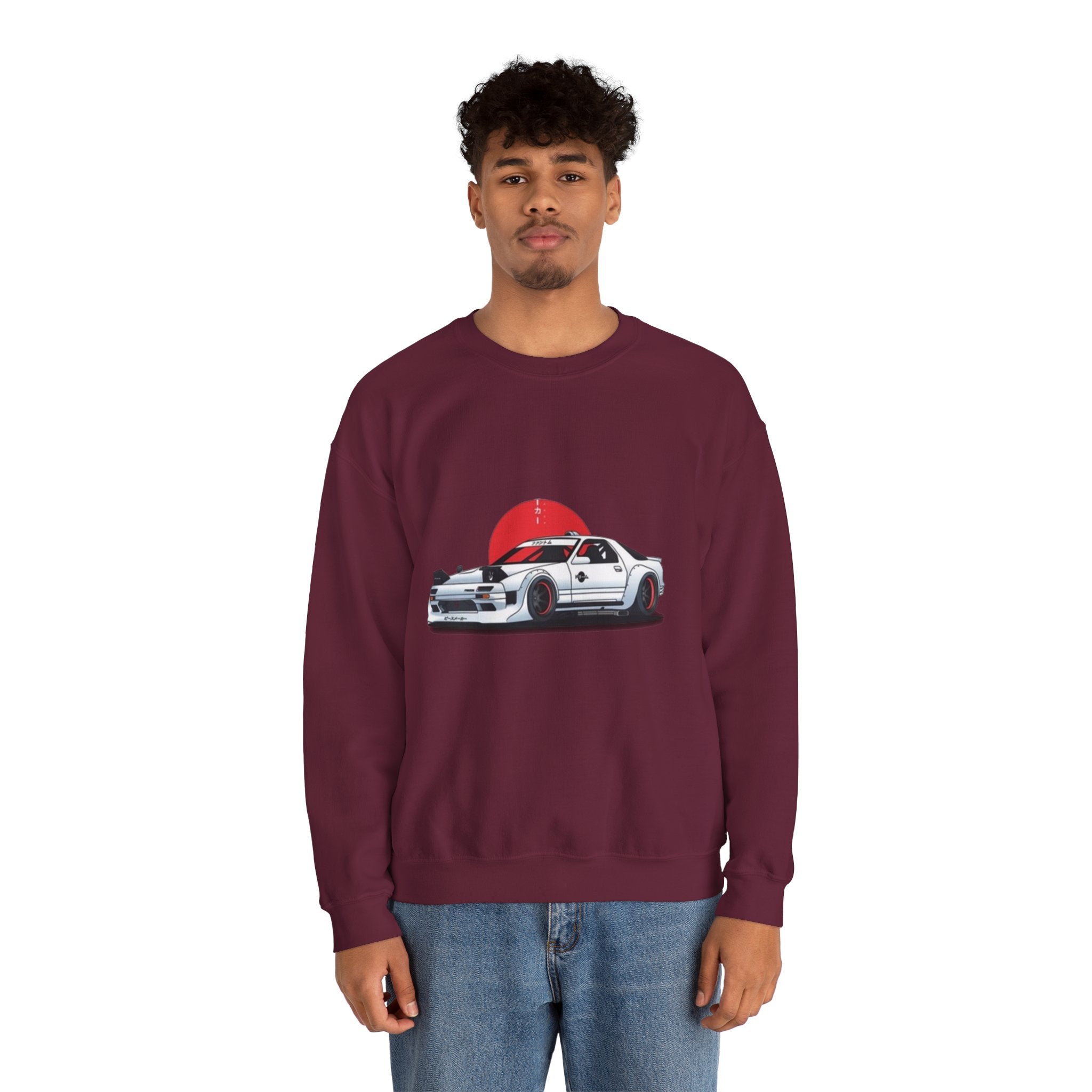 JDM Sunset tRacing Crewneck Sweatshir