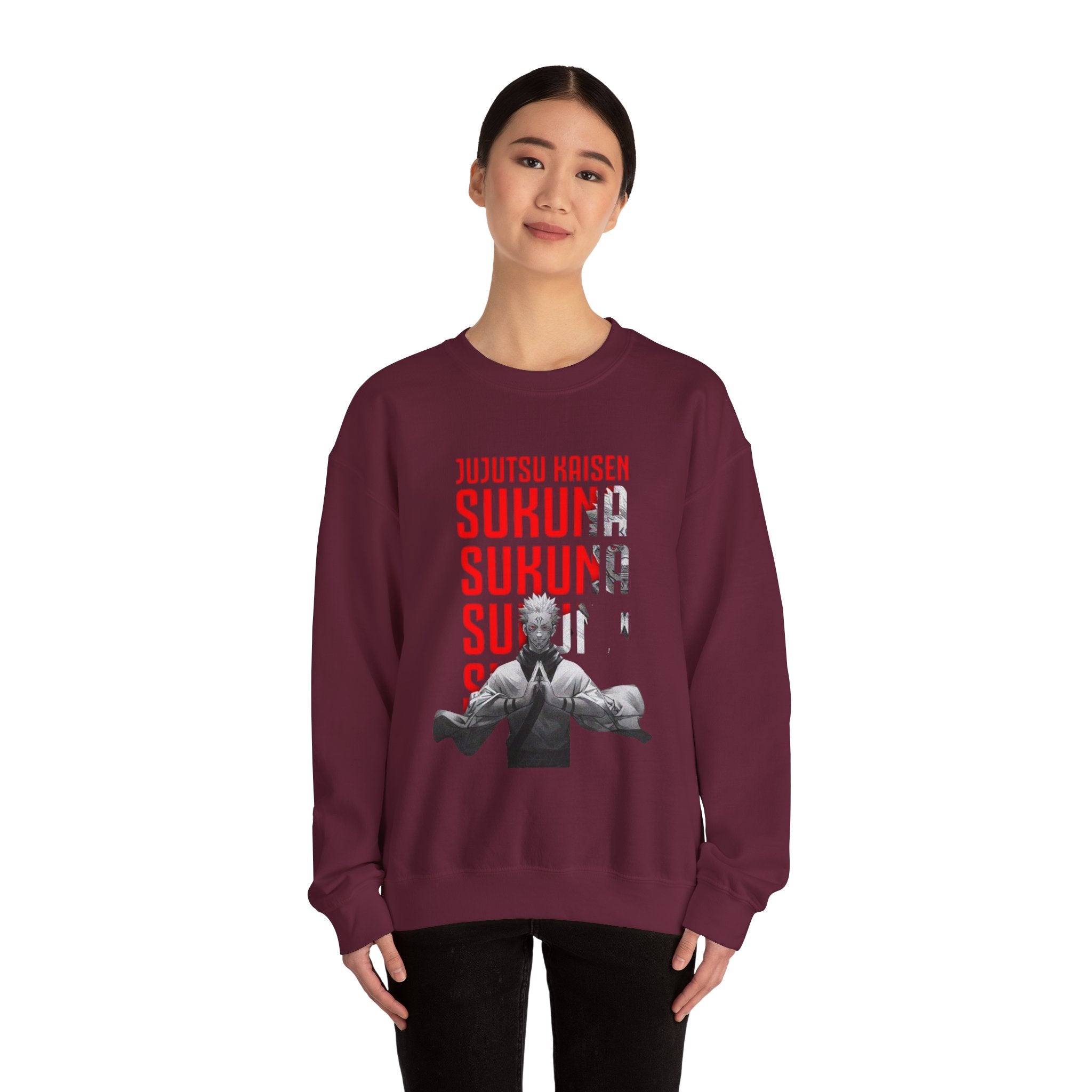 Jujutsu Kaisen Sukuna Graphic Crewneck Sweatshirt