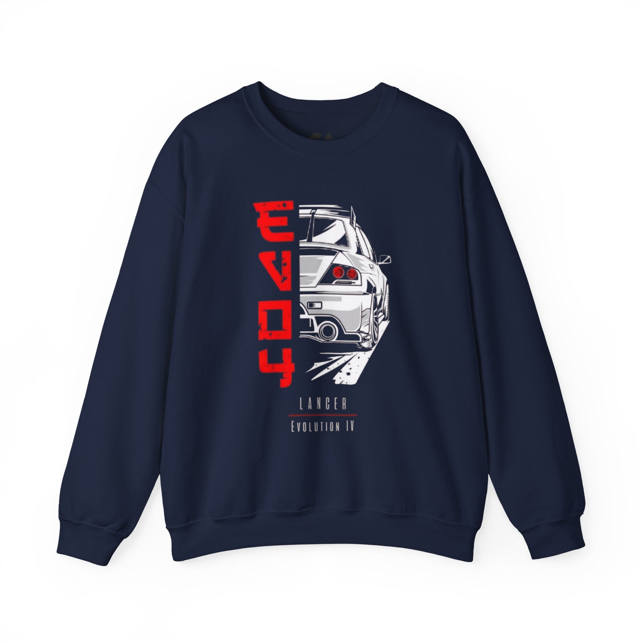 Evolution IV Racer Crewneck Sweatshirt — JDM Street Racing Graphic