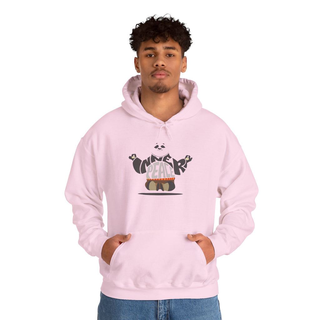 Peace Panda Hoodie — Cute Meditation Panda Graphic Pullover | Kung Fu Panda