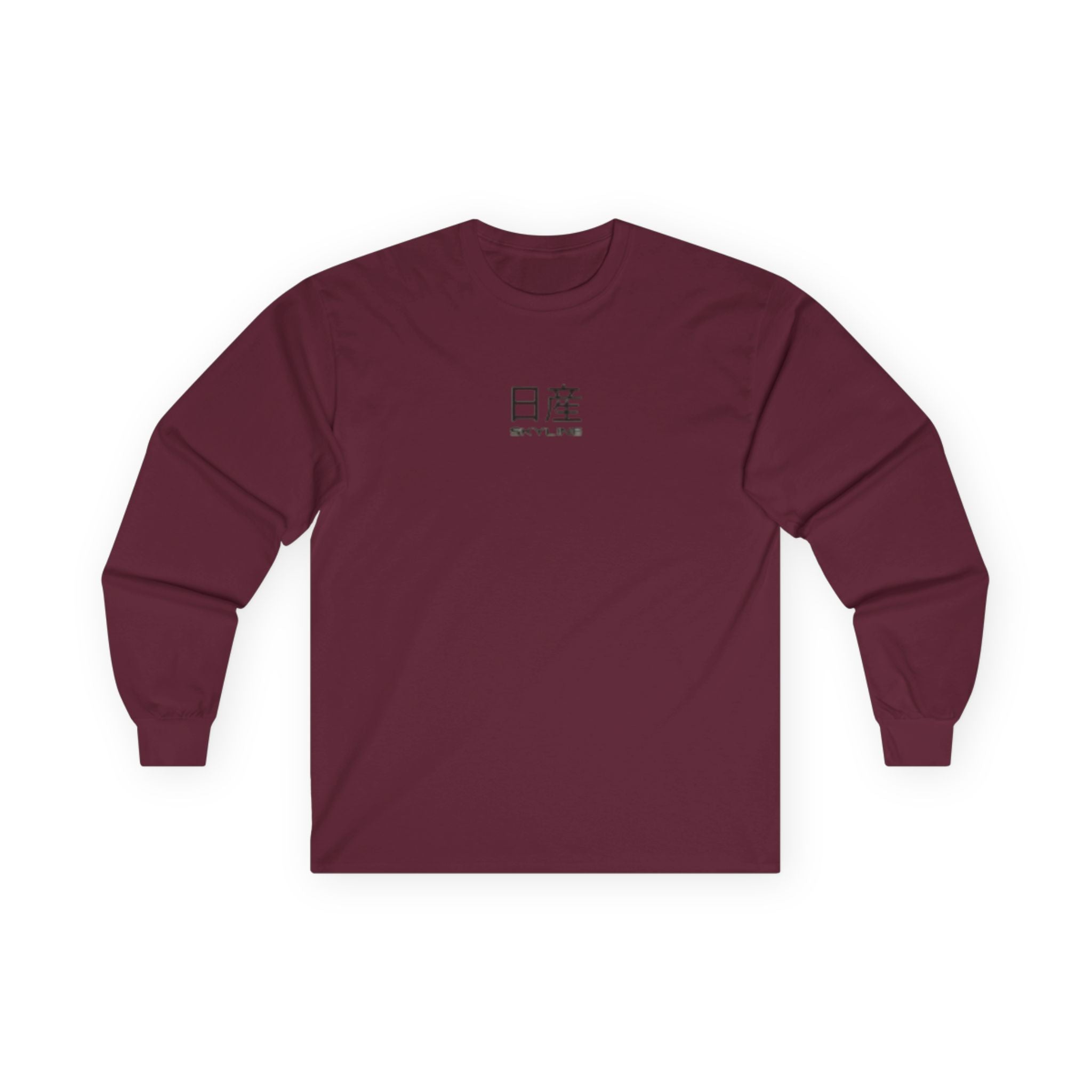 Nissan Skyline Graphic Long Sleeve Tee — 'Elevate Your Drive' Car Enthusiast Shirt