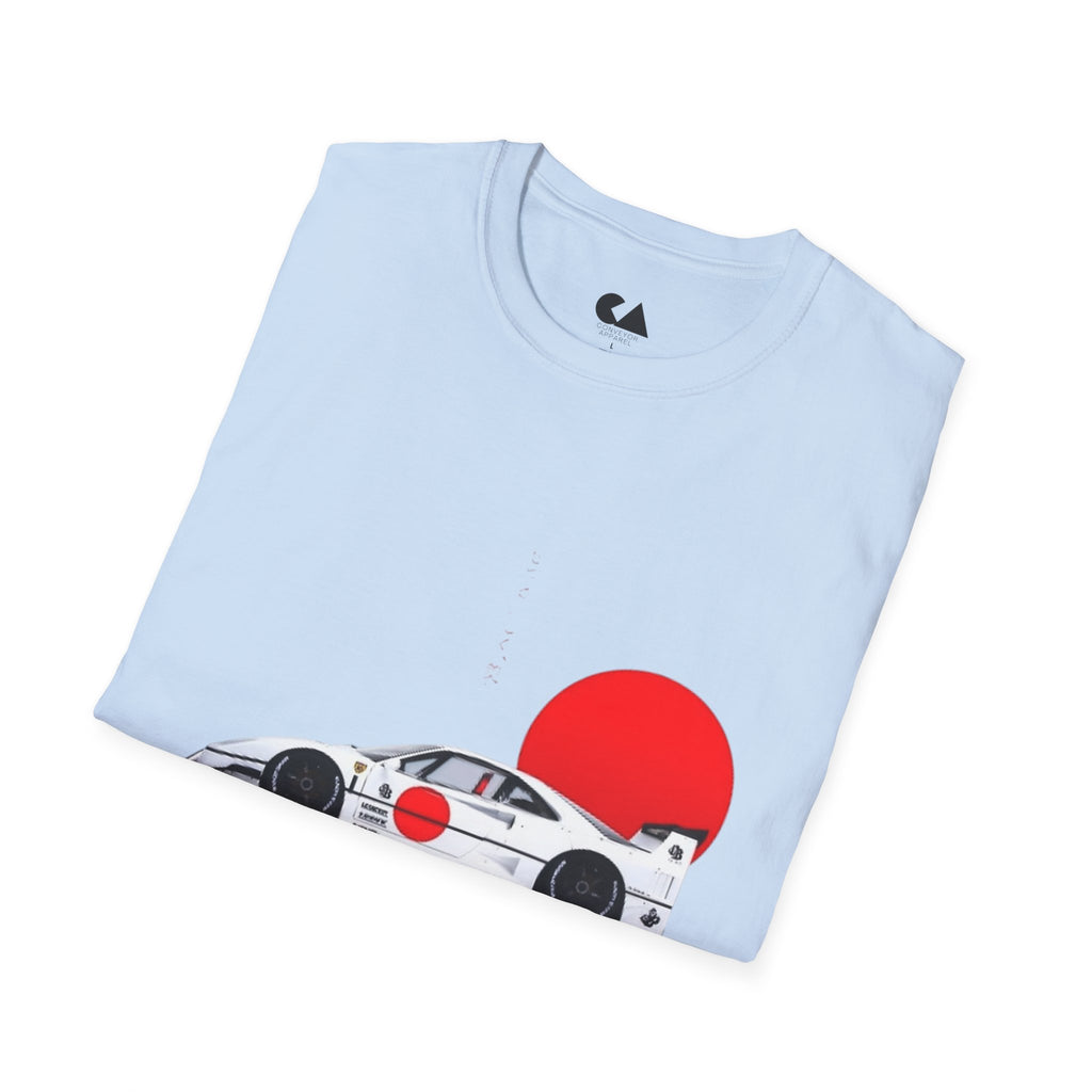 Racing Car Tee — JDM Sun Graphic T-Shirt