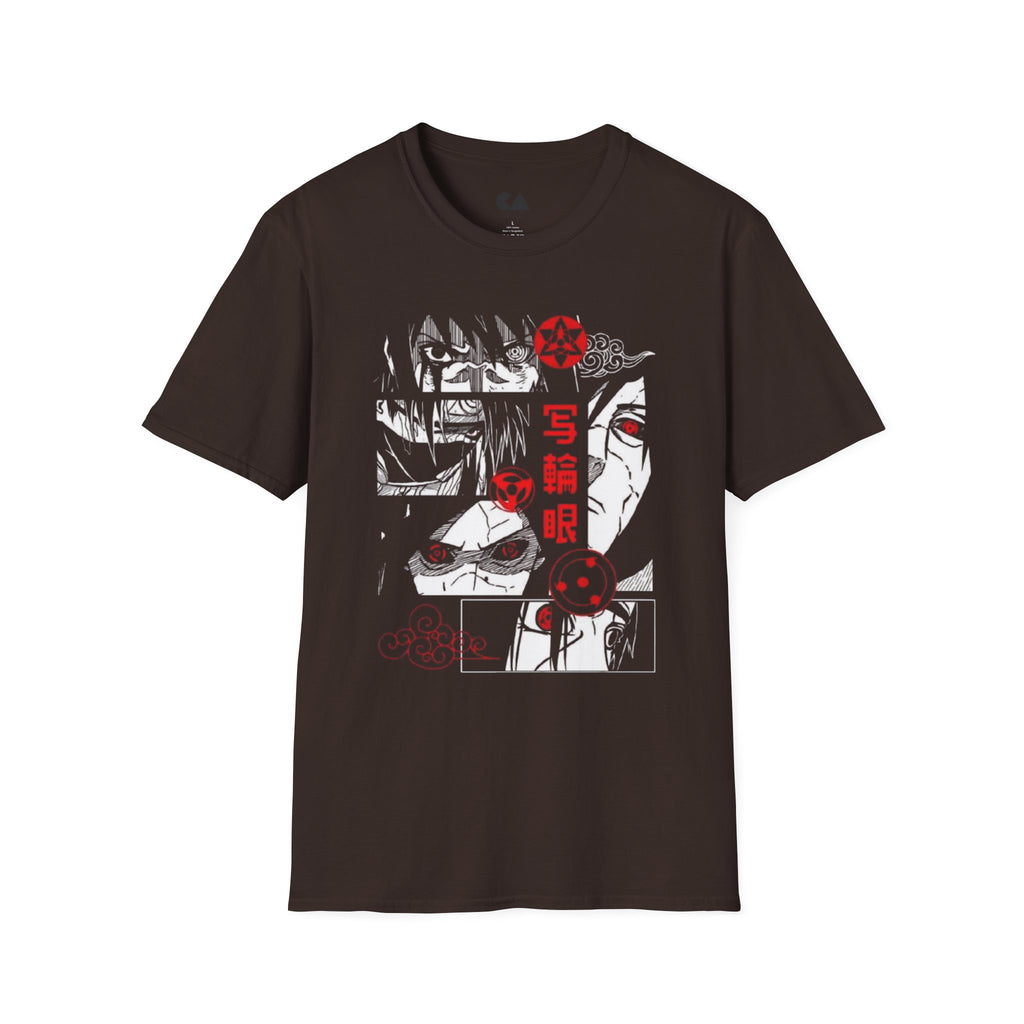 Uchiha Sharingan Anime T‑Shirt — Itachi & Sasuke Graphic Tee